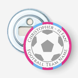 あなたの名前とサッカーチームの名前 栓抜き