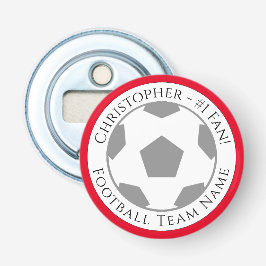 あなたの名前とサッカーチームの名前 栓抜き
