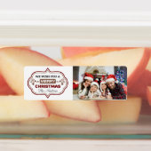 あなたの名前と写真クリスマス ラベル (貼付)
