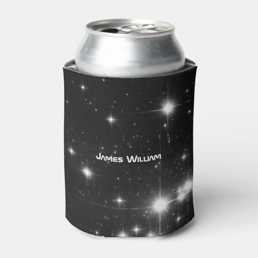 あなたの名前と星の深い宇宙花婿介添人 缶クーラー (缶正面)