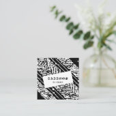 あなたの名前によるタトゥー異国古書異国古書 スクエア名刺 (スタンド正面)