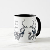 あなたの名前のための宇宙が付いているWildthingのドラゴンのマグ マグカップ (正面右)