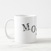 あなたの名前のカッコいい手紙 コーヒーマグカップ (左)