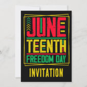 あなたの名前のジュンティーン解放祝祭パーティー 招待状 (正面)