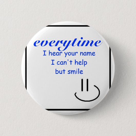 あなたの名前のスマイル 缶バッジ (正面)