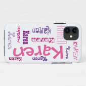 あなたの名前のスマホケース Case-Mate iPhoneケース (裏面(横))