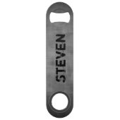 あなたの名前のデザインとグレンググレーモダン スピード栓抜き (正面)