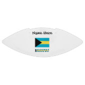 あなたの名前のバハマとバハマの国旗 アメリカンフットボール (パネル)