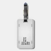 あなたの名前のフロリダのナンバープレート ラゲッジタグ (裏面縦)