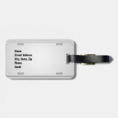 あなたの名前のフロリダのナンバープレート ラゲッジタグ (裏面横)