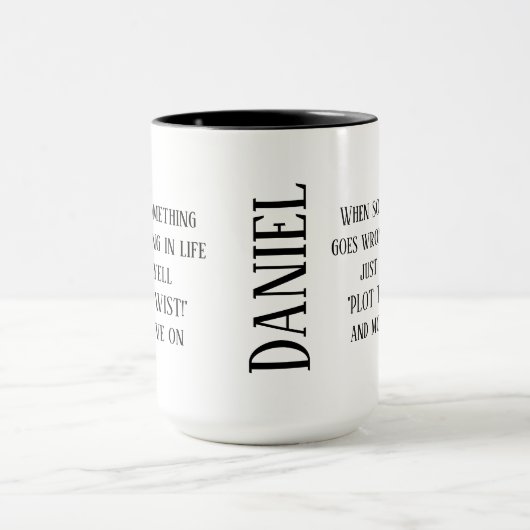 あなたの名前のプロットのねじれのマグ マグカップ (中央)