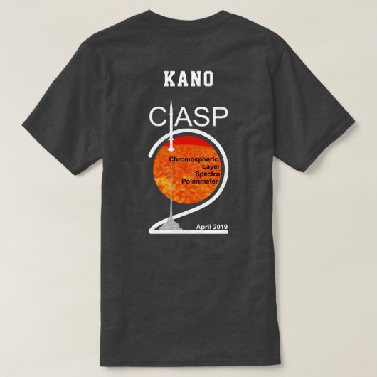 あなたの名前の暗闇によって着色されるワイシャツ Tシャツ (デザイン裏面)