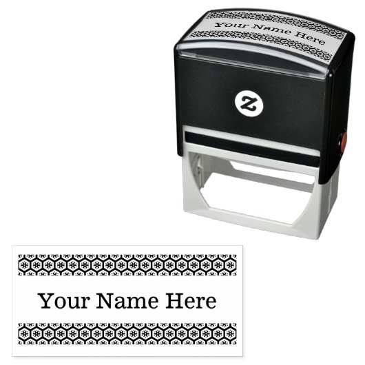 あなたの名前はこちら |独自のデザイン |文字 セルフインキングスタンプ (インサイチュ)