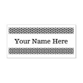 あなたの名前はこちら |独自のデザイン |文字 セルフインキングスタンプ (デザイン)