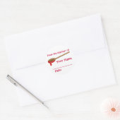 あなたの名前はジャムゼリー缶詰蓋ラベルを保存する ラウンドシール (封筒)