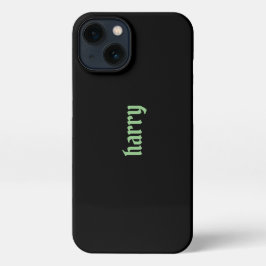 あなたの名前は黒 iPhone 13ケース