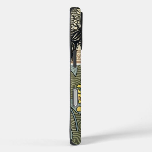 あなたの名前または引用文アールヌーボーアールデコ美学 Case-Mate iPhoneケース (裏面 / 右)