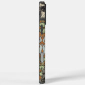 あなたの名前または引用文フクロウトレンディーフローラダマスク Case-Mate iPhoneケース (裏面 / 右)