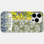 あなたの名前または引用文ヴィンテージアイリスパターンiphone Case-Mate iPhoneケース (裏面 (横))