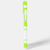 あなたの名前をカスタムする、iPhoneのための派手なグリーンカバー Case-Mate iPhoneケース (裏面 / 左)