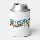 あなたの名前をグラフィティに合わせる 缶クーラー (缶正面)