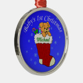 あなたの名前を加えて下さい メタルオーナメント (右)