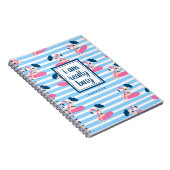 あなたの名前を追加 | 非常に忙しい | ビキニの女の子 ノートブック (右側)