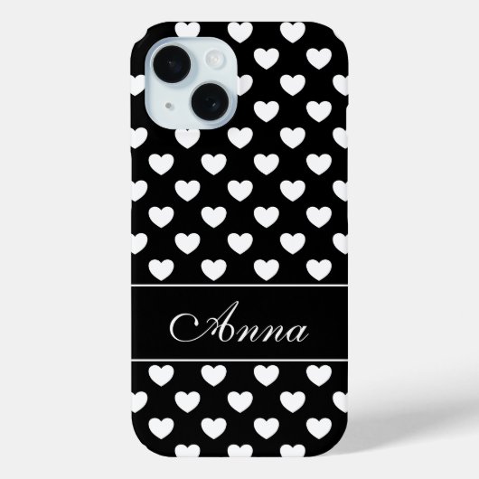 あなたの名前カスタムiPhoneカバー、シックなデザイン Case-Mate iPhoneケース (裏面)