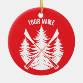 あなたの名前カスタムSup女の子 セラミックオーナメント