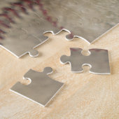 あなたの名前クローズアップ野球 – Sports Art Photo ジグソーパズル (側面)