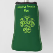 あなたの名前ゴルフカバーラッキーパターパーソナライズ ゴルフヘッドカバー (回転90)