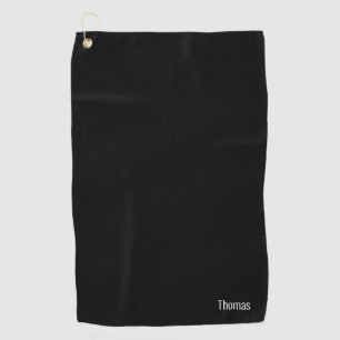 あなたの名前シンプルのミニマルモダンフォント ゴルフタオル