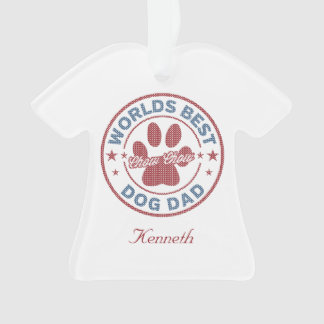 あなたの名前ドッグパパチャウチャウ醜いセーター オーナメント