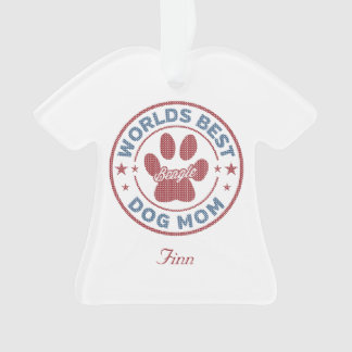 あなたの名前ドッグママ醜いセーター オーナメント