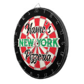 あなたの名前ニューヨークピッツェリアヴィンテージスタイルNYプライド ダーツボード (正面右)
