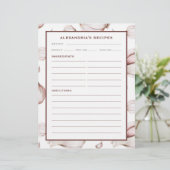 あなたの名前ニンニクレシピバインダーインサート (スタンド正面)
