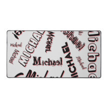 あなたの名前パターンモノグラムバラ色の影