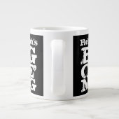 あなたの名前ビッグOle'マグカップ、巨大なジャンボコーヒーマグ ジャンボコーヒーマグカップ (裏面)