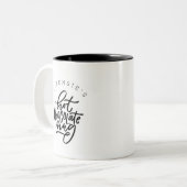 あなたの名前ホットチョコレートマグ ツートーンマグカップ (正面左)