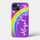 あなたの名前手紙rainbopurple Case-Mate iPhoneケース (裏面)