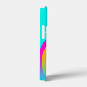 あなたの名前4文字レインボーアクア Case-Mate iPhoneケース (裏面 / 右)