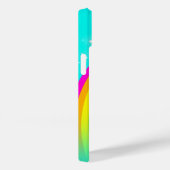 あなたの名前5文字レインボーアクア Case-Mate iPhoneケース (裏面 / 右)
