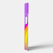 あなたの名前5文字レインボーパープル Case-Mate iPhoneケース (裏面 / 右)