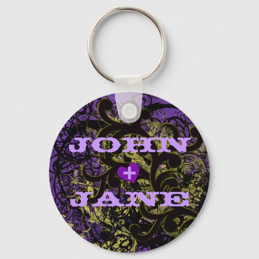 あなたの名前+あなたの蜂蜜の名前 キーホルダー (正面)