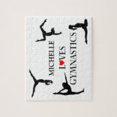 "あなたの名前"は体操を愛します ジグソーパズル (縦)