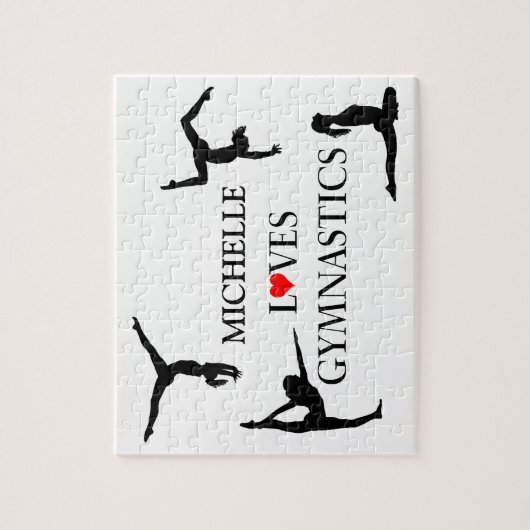 "あなたの名前"は体操を愛します ジグソーパズル (縦)