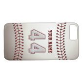 あなたの名前-スポーティなモダンの野球第44 Case-Mate iPhoneケース (裏面(横))