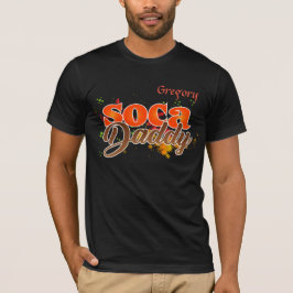 (あなたの名前) ソカ ダディ Tシャツ