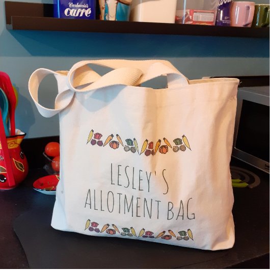 あなたの名前、割当てバッグ、カラフル野菜、 ラージトートバッグ