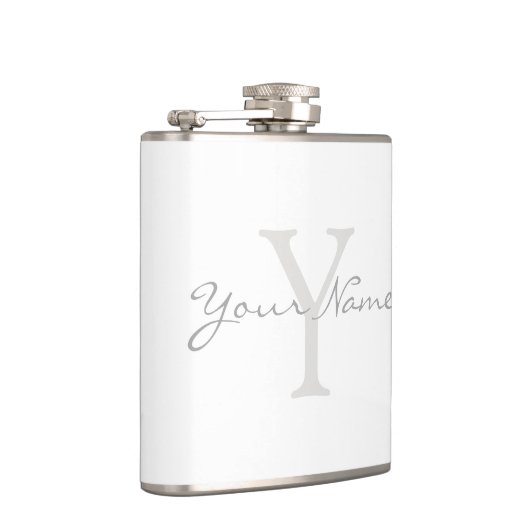 あなたの名前,文字,イニシャル,モノグラムお尻フラスコ フラスク (右)